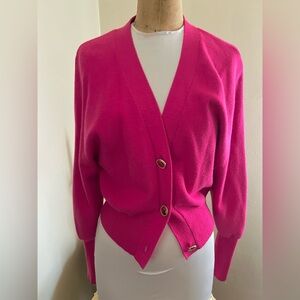 Express Women's Pink Cardigan Sweater